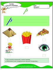 P Sesi Çalışma Sayfaları